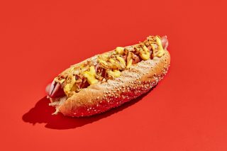 Hotdog met kaas